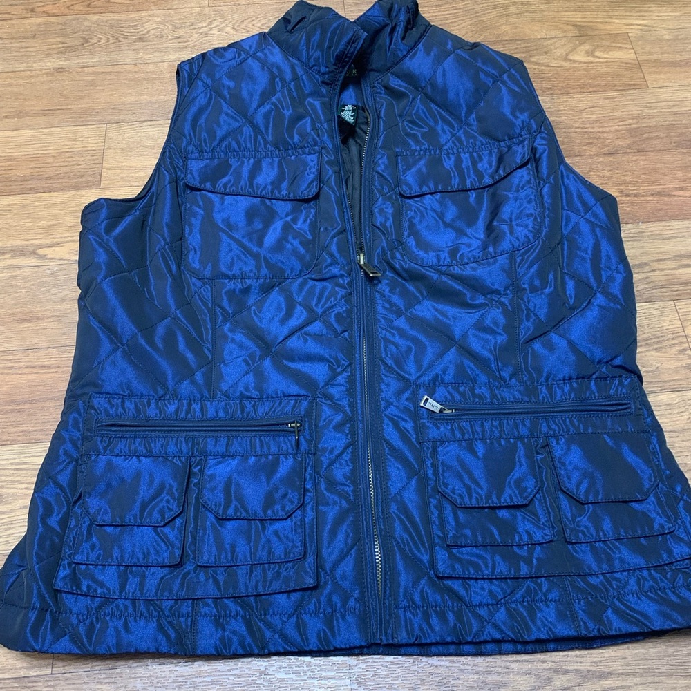 Women’s Lauren Ralph Lauren Navy Blue Vest Size Medium